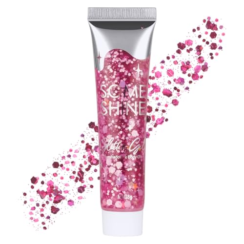 AYBUY Gel Paillettes Visage,Paillette Cheveux...