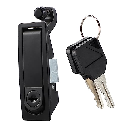 HOMOCONO Simple Install Compression Latches Key Locking Lock Latch for Door and Cabinets