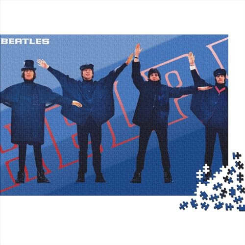 Puzzles 500 pièces pour Adultes Les Beatles Puzzles pour Adultes Puzzle en Bois Puzzles Amusants en Famille (52x38cm) - Les Beatles, Paul McCartney, John Lennon, RIngo Starr, George Harrison Puzzles 500 pièces pour Adultes Les Beatles Puzzles pour Adultes Puzzle en Bois Puzzles Amusants en Famille (52x38cm)