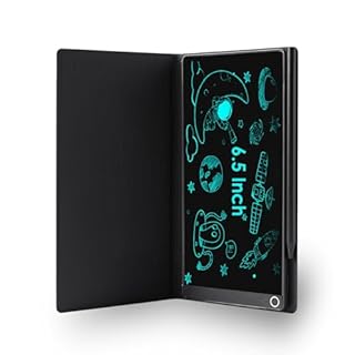 6.5 Inch LCD Writing Tablet, Reuseable Digital Notebook, Portable Full Screen Digital Notepad, Electronic Notepad for Taking Notes, Office, Study, Teaching