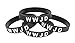 Lymhy WWJD Rubber Silicone Wristband,What Would Jesus Do Bracelet - Religous Christian Bible Fundraisers Bracelets Pack (10 Pack)