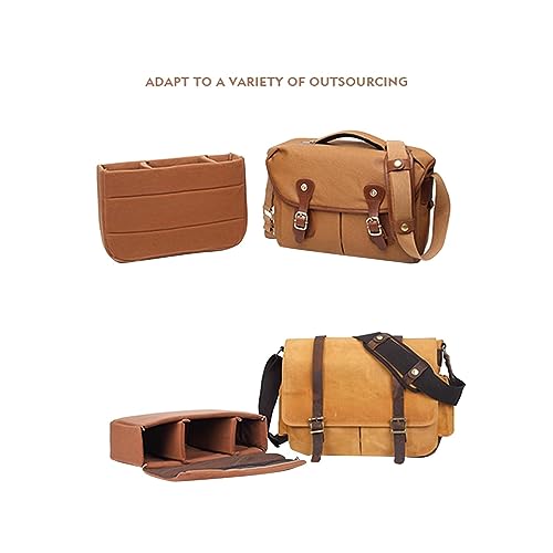 Bolsa para cámaras DSLR acolchada con bandolera para transporte de objetivos y accesorios 5