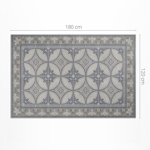 Tapis de terrasse en PVC haut de gamme imperméable 120x180 cm durable