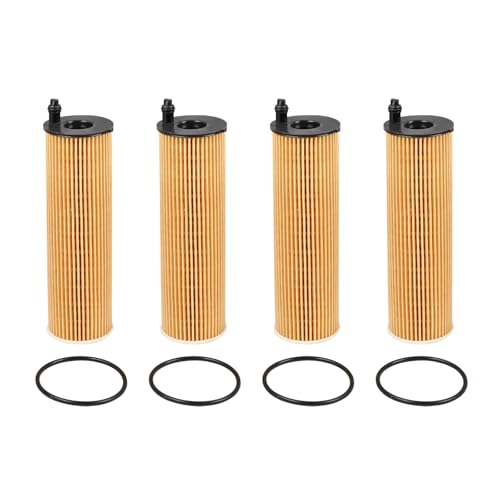 Image of A6541801100 4Pcs Engine Oil Filters with Gasket Compatible with Mercedes-Benz Sprinter 2500 3500 3500XD 2023 2024,Replace 6541801100