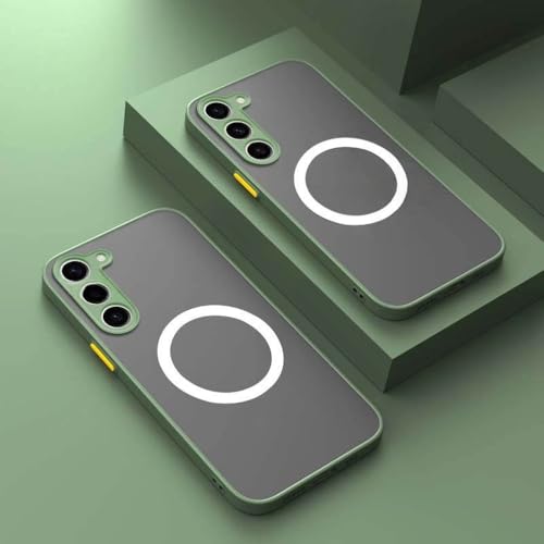 Coque mate pour Samsung S22 compatible avec chargeur induction sans fil