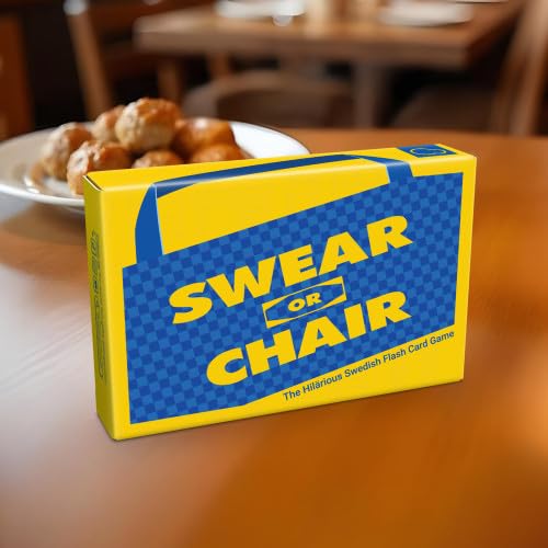 Bubblegum Stuff, Swear or Chair, Adult Party Game of Scandinavian Swear Words vs Furniture Names - Image 2