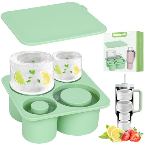 Molde para Cubos de Hielo para Vaso Tumbler de Silicona miniatura 1