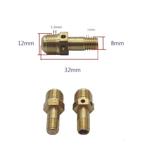 互換性のあるツール キッチン家電部品 LPG NG 天然ガス 各種ガス統合調理器 ガスコンロ用銅改質ガス源ノズル(2pcs E,NG)