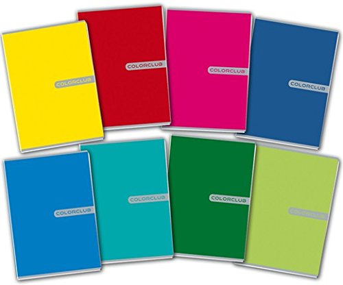BLASETTI 4246 colorclub Blasetti, A5, Rigo C, Lined Notebooks, 80 Gr FF 20 + 1, Pack 10...      Unknown Binding