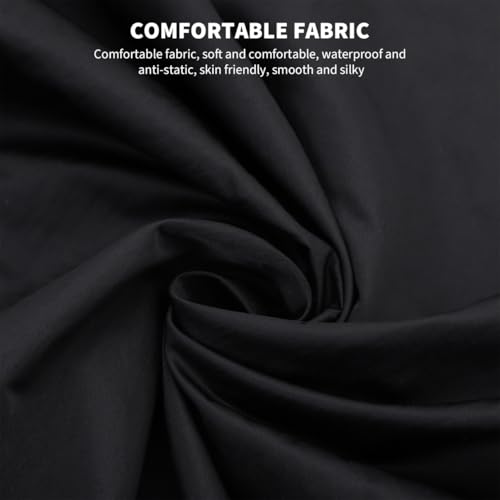 Blouse imperméable pour salon de coiffure Lurrose en noir - 7