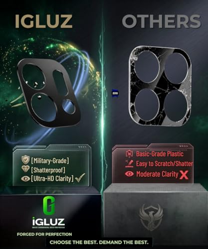 Image of iGluz Compatible with Oppo Find X9 Camera Lens Protector (1 Pack) | Premium 9H Tempered Glass Camera Guard | Ultra Clear HD | Scratch Resistant | Case Friendly Fit | Bubble Free Easy Installation