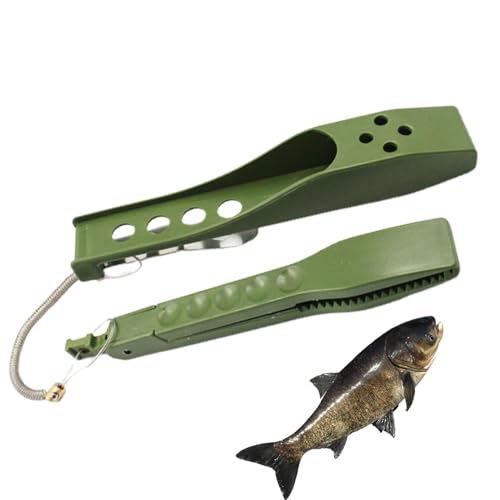 Pinzas de pesca tipo extractible para sujetar peces sin sufrir cortes en las manos