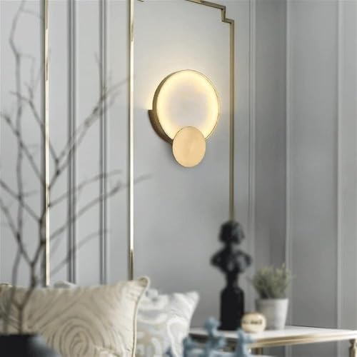Applique murale d'intérieur ronde LED pour éclairage doux