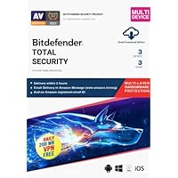 BitDefender Total Security Latest Version (Windows / Mac / Android / iOS) – 3 Devices, 3 Years (Email Delivery in 2 hours – No CD)