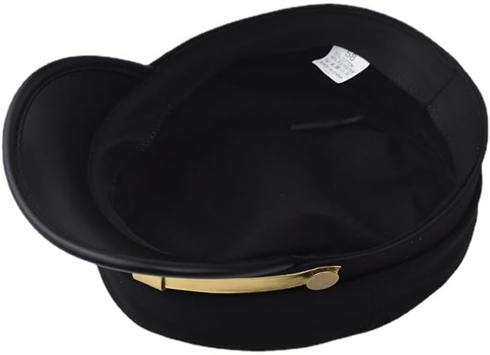 Chauffeur Hat Newsboy Cap Peaked Beret Cap Classic Vintage Driver Costumes Hats Captain Sailor-Hat for Men Women - Image 2