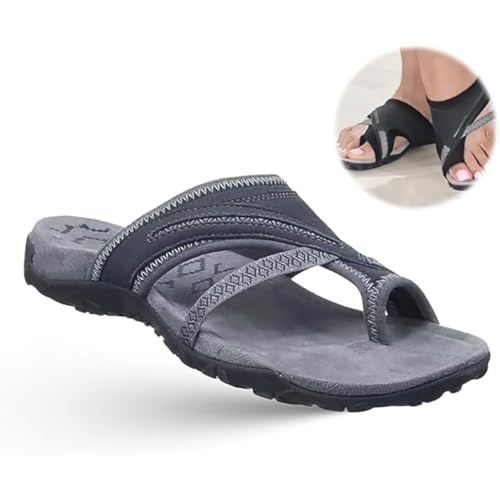 Sandalias con anillo en el dedo del pie y plataforma ergonómica de mujer 2