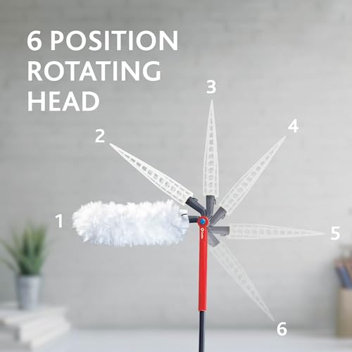 O-Cedar Flex & Catch Heavy Duty Dusting Kit with 3 Disposable Duster Refills | Extendable 3 Ft Handle with Stay-On Duster Hook | Traps 3X More Dust Than Feather Dusters - image 5