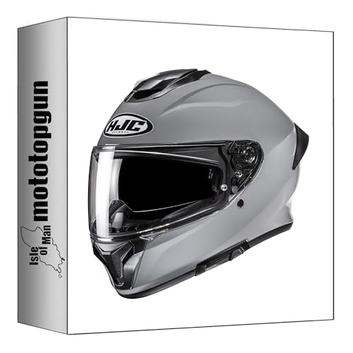 Casque intégral HJC C71 gris pour motards de grande taille XXL