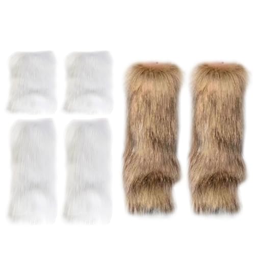 Jambières en fausse fourrure contre le froid : protégez vos jambes avec style cet hiver - 5