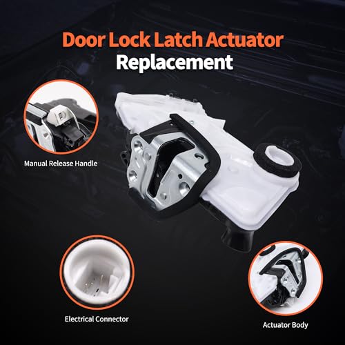 Image of HiSport Front Right Passenger Side Door Lock Latch Actuator Motor Replacement for Toyota Corolla Prius V Highlander Sienna,Compatible with Lexus IS250 IS300 IS350 Replaces 69030-02380, 69030-53120