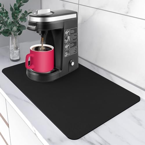 AiBOB Coffee Mat, Hide Stain Absorbent Coffee Bar Mats Fit