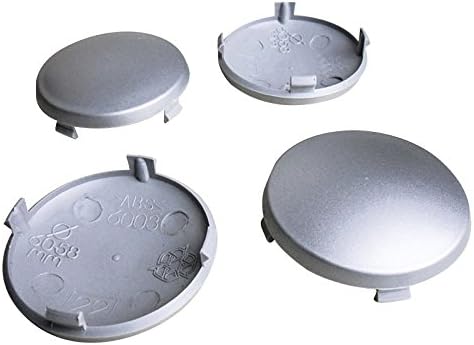 4x Nabenkappen 59mm / 53,5mm - Universelle Felgendeckel Grau