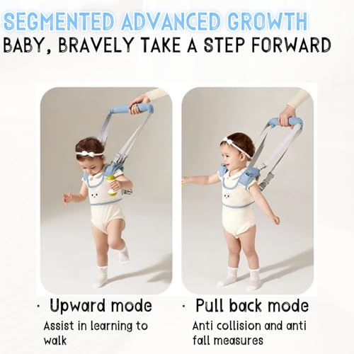Einstellbare Baby Laufgeschirr,Lauflernhilfe Gehhilfe für Baby,Sicherheitsgurt Leine für Kinder,mit Kniepolster,für Kleinkind 8-36 Monthe