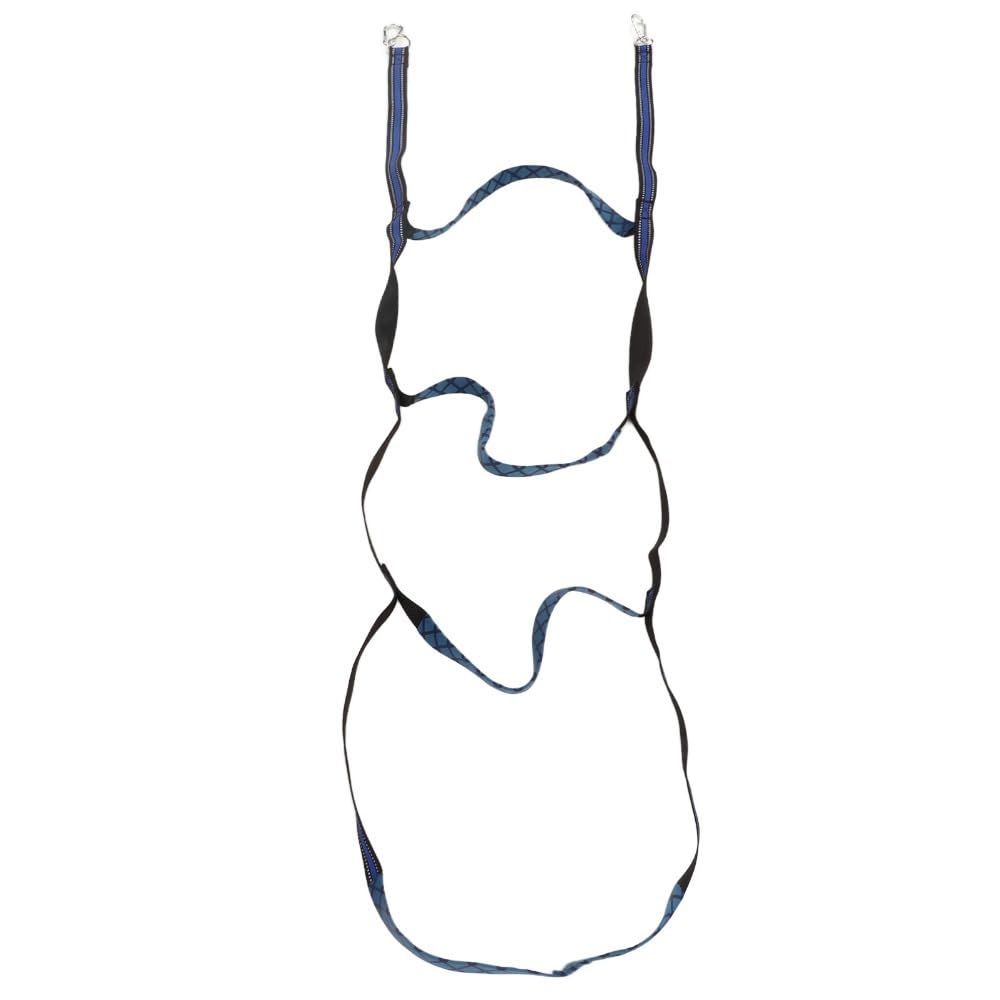 3 Step/4 Step/5 Step Nylon Boat Ladder Rope Boarding Steps Foldable Marine Boat Rope Ladder Equipment for Yachts(Blue 4-Step)