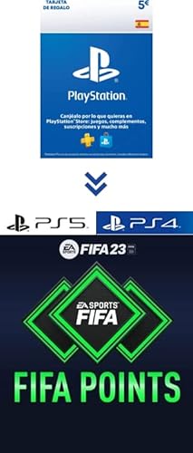 PlayStation Store Tarjeta Regalo para FIFA 23 Ultimate Team – 500 FIFA Points – Código de descarga PS4/PS5 – Cuenta española
