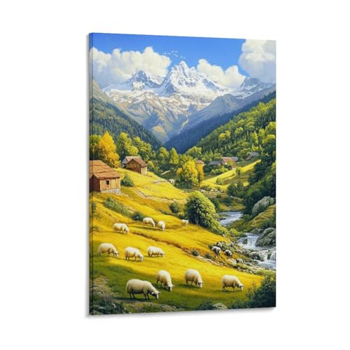 Impression giclée sur toile d'agneau haut de gamme pour une décoration artistique