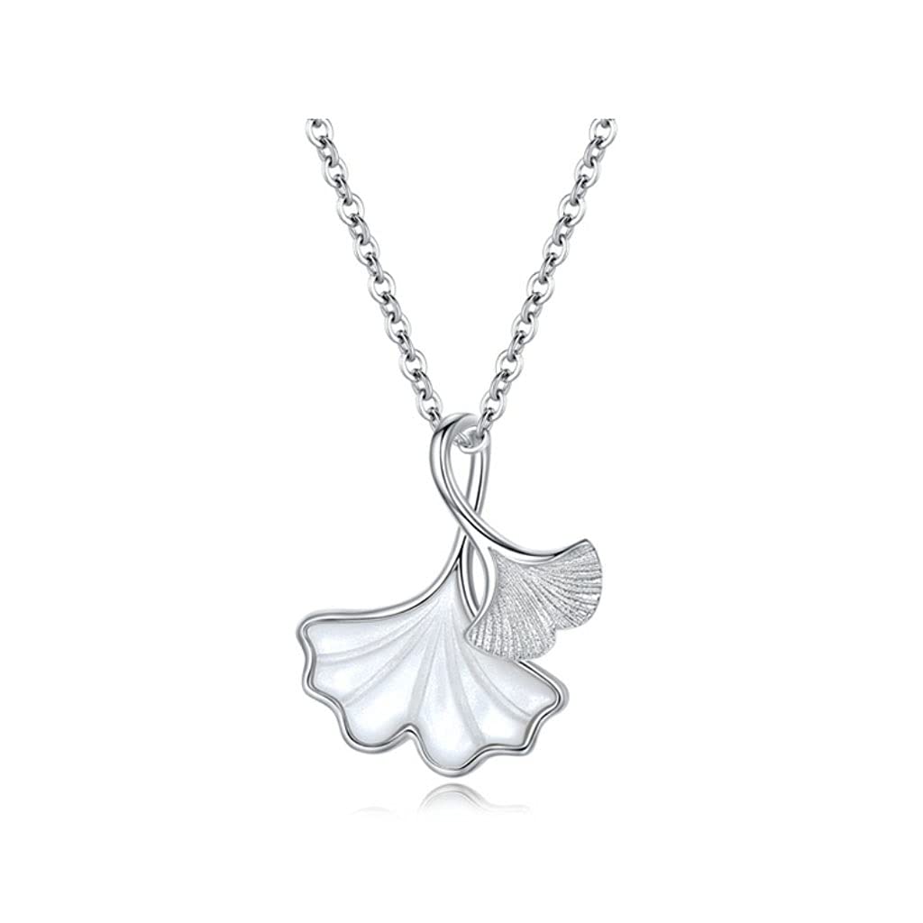 Collar de mujer con colgante de clavícula de ley con piedra de topa, rosa exquisita para (juego de caja de regalo)