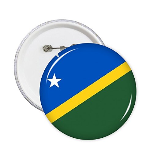 Badge Îles Salomon drapeau national bouton XL cadeau idéal passionné Océanie 5Pcs
