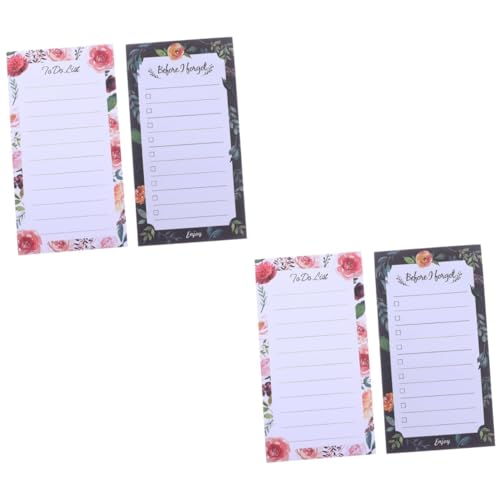 Notes autocollantes aimantées pour réfrigérateur 2 pièces avec marqueurs