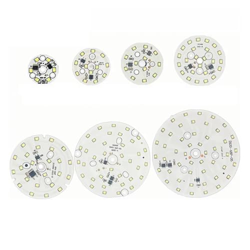LED Chip For Downlight 3W 5W 7W 9W 12W 15W 18W SMD 2835 Round Light Beads AC 220V-240V Led Lighting Spotlight(12W-220V,Warm Whit