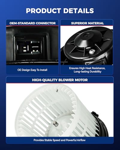 Image of KAX AC Blower Motor for Nissan Versa 2013 2014 2015 2016 2017,Versa 2012 1.6L,Nissan Versa Note 2014 2015 2017 -HVAC Heater Blower Motor# 700285 75013