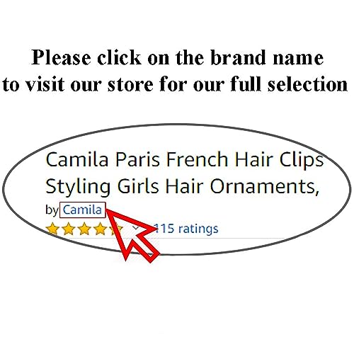 Pinza para cabello Camila Paris CP2990 color beige 2.5" miniatura 7