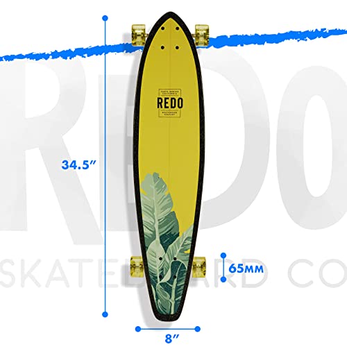 Redo Skateboard Kids 8" San Diego Palms Cruiser Complete Skateboard, Multicolor #TOP1