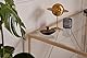 Jahnke Glasschreibtisch Glam Desk KLARGLAS/Gold