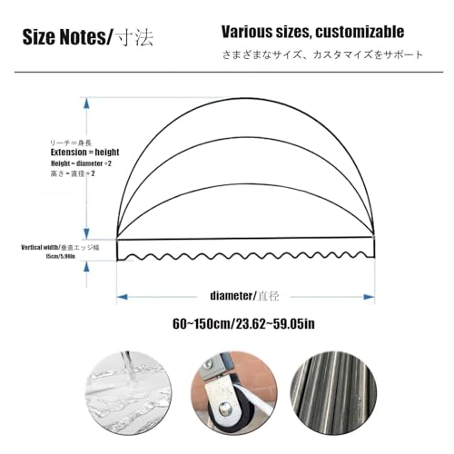 Toldo de lona retráctil con protección solar e impermeable 3