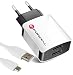Produktbild tomaxx Forcell Schnell Ladegerät 2A Ladekabel + USB Typ-C NEU&OVP für JBL Charge 4 JBL Flip 5 JBL Pulse 4