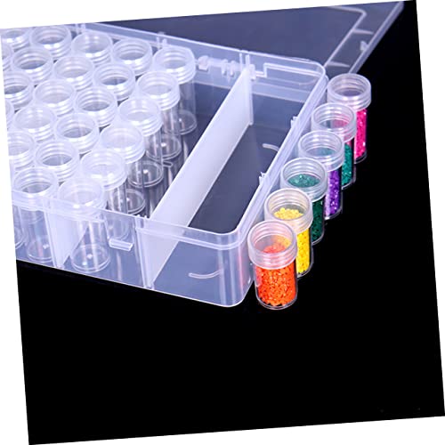Boîte de rangement pour perles compartimentée plastique PP petits bijoux - 7