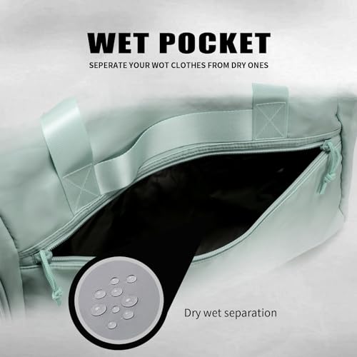 VEAGIA Weekender Duffel Bag With Shoe Compartment And Wet Pocket-Luggage Everyday Overnight Bag for Men and Women Travel-Carry On Gym Bag — view 3
