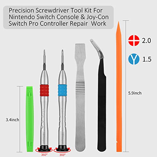 Triwing Screwdriver For Ns Switch, Repair Tool Kit For Ns Joy-Con, Switch Lite, Battery Replacement And Other Diy Work On Game Console Controller #TOP1