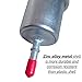 NEW DAFU In-Line Fuel Filter 15 Micron,5/16-Inch OD for 8 mm Fuel Lines,Applicable to High-Pressure EFI Fuel Engine Cars Motorcycles Marine Engine -2 Pcs