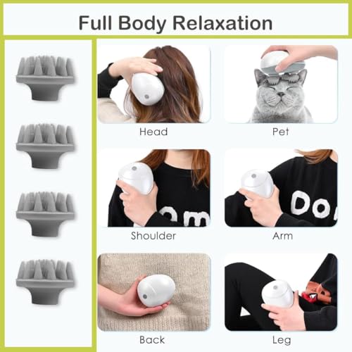 Image of Philips Head Massager For Scalp, Scalp Massage, Electric Scalp Massager, Hair Massager For Hair Growth, Body Massager