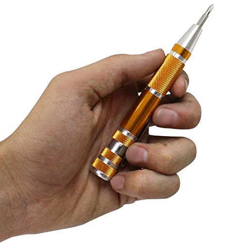 Chave De Precisão Fenda, Phillips E Torx Tipo Caneta 9 Em 1 Black Jack