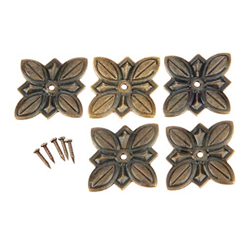 Clavos decorativos de interior de bronce 30x27mm 50 piezas VhoMes miniatura 1