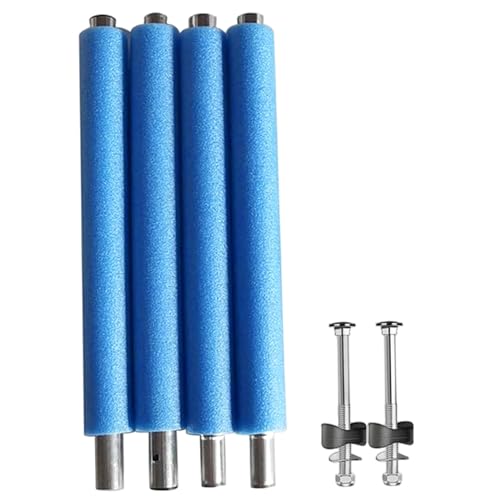 Poteaux de trampoline en acier avec mousse de protection antichoc