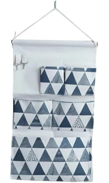 Hängende Aufbewahrungstasche, 3/5/7 Taschen Baumwolle Wand Lagerung Tasche Hause Zimmer Schrank Tür Kleinigkeiten Kleidung Hängen Tasche Halter Kosmetik Spielzeug veranstalter