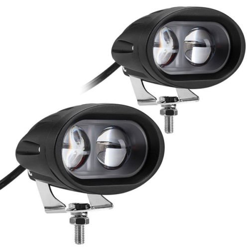 2PCS 20W Spot LED Work DRL Light Car Driving Fog Offroad 4WD Bar Pretty